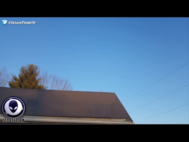 Vídeo flagra suposto disco voador próximo a pássaros no céu dos EUA