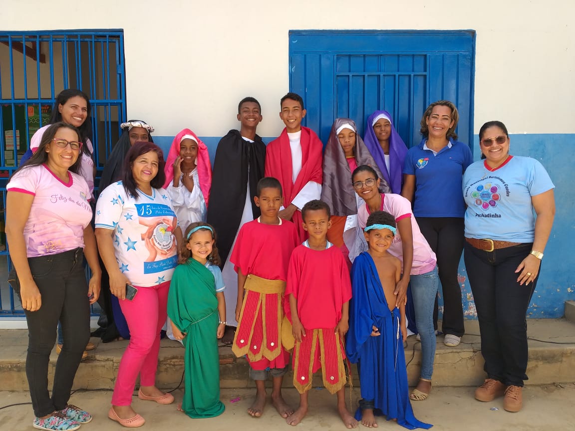 Semana Santa Infanto Juvenil na Escola Municipal Bartolomeu Guedes de Fechadinha