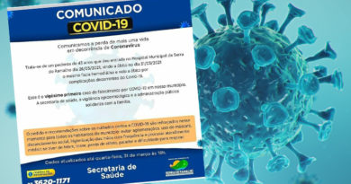 21º Óbito em decorrência de COVID-19 em Serra do Ramalho-BA 21º Óbito em decorrência de COVID-19 em Serra do Ramalho-BA