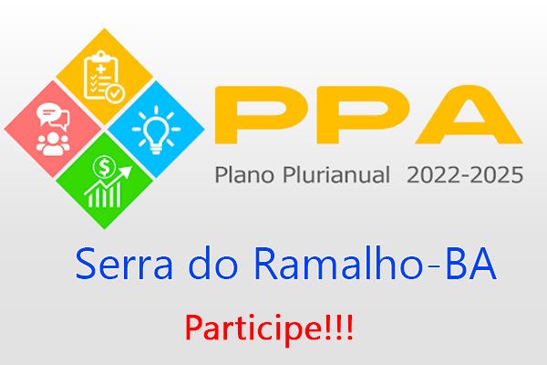 Consulta Pública: Elaboração do PPA 2022 a 2025 de Serra do Ramalho – BA